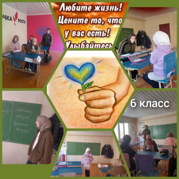 Классный час на тему :"Я живу.Я люблю жить.А ты?".